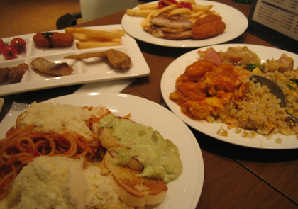 ディナービュッフェ